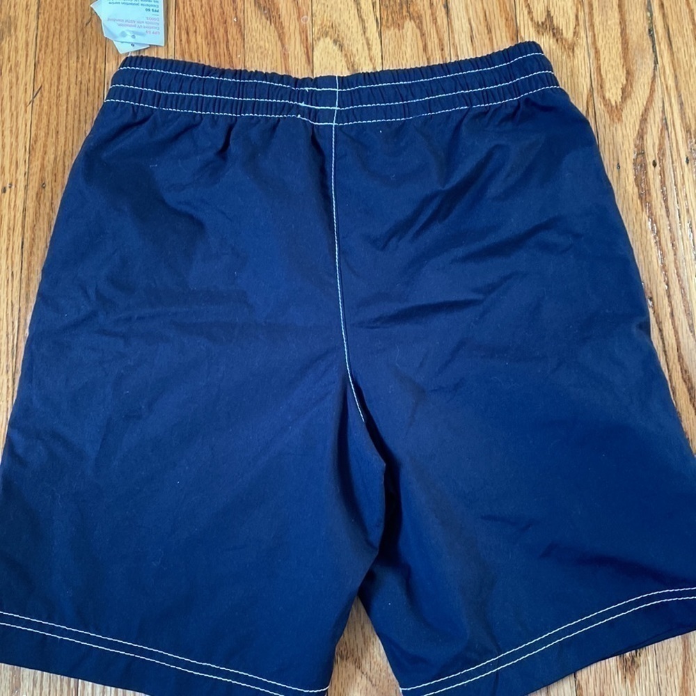 Old navy sz 10/12 navy swim trunks nwt - Picture 2 of 2